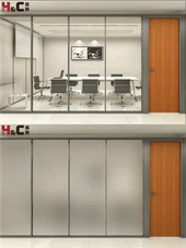 사무실을위한 스마트 유리 파티션